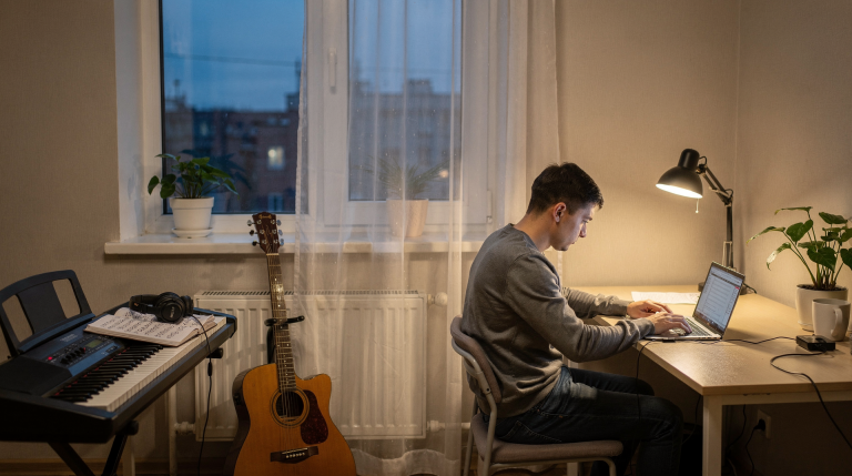 Как совмещать работу и обучение музыке: режим, мотивация, форматы занятий
